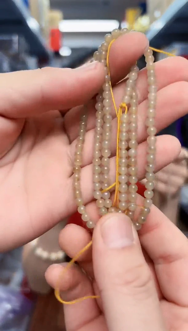 手链未镶嵌和田玉糖水和田散珠一条