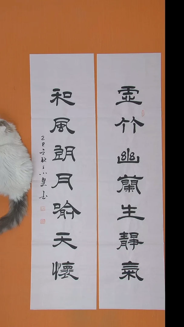 书法王老师书法纯手写 138*34