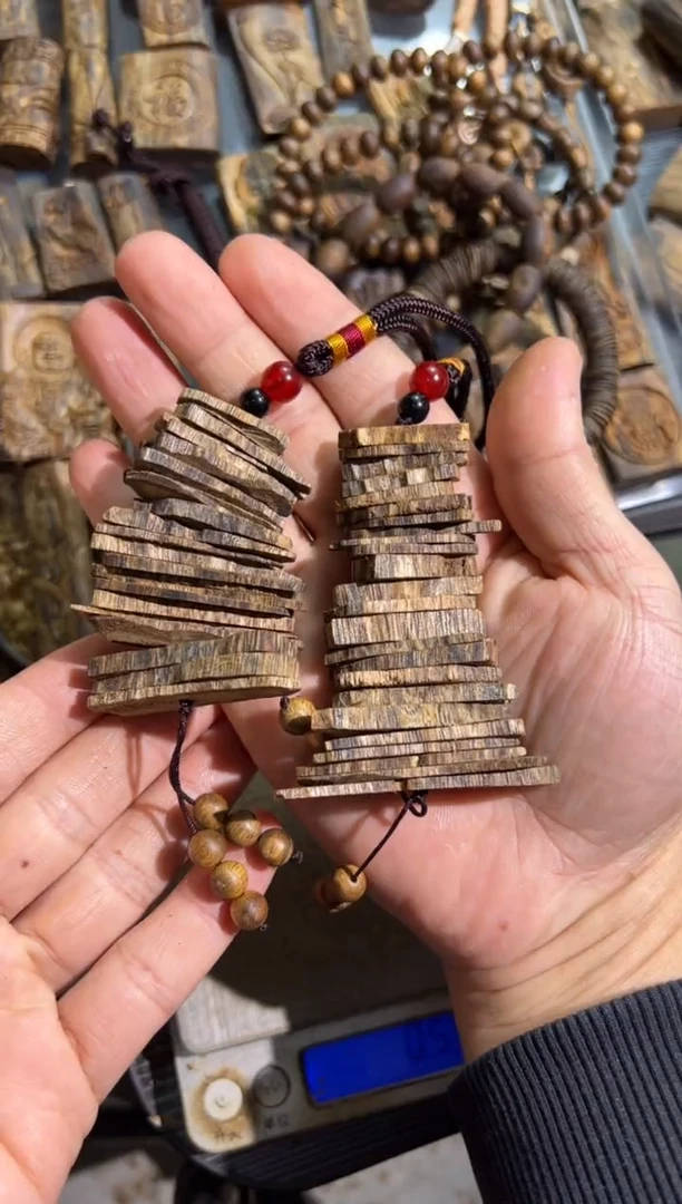 【闪购商品】沉香手把件奇楠车挂件