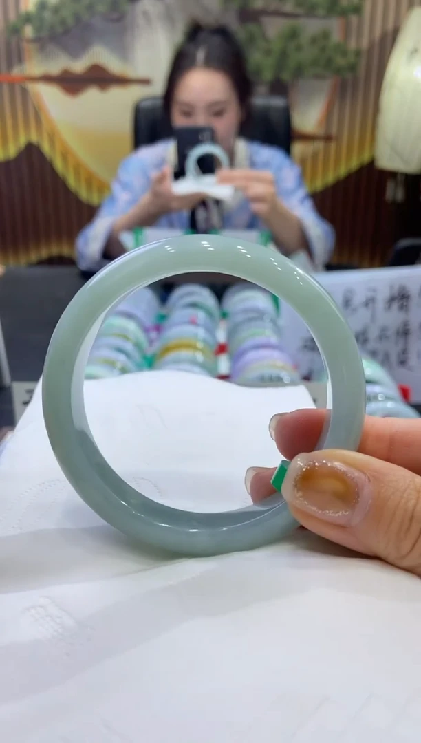 未镶嵌手镯翡翠0007215