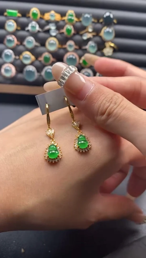 银S925镶嵌戒指翡翠51151