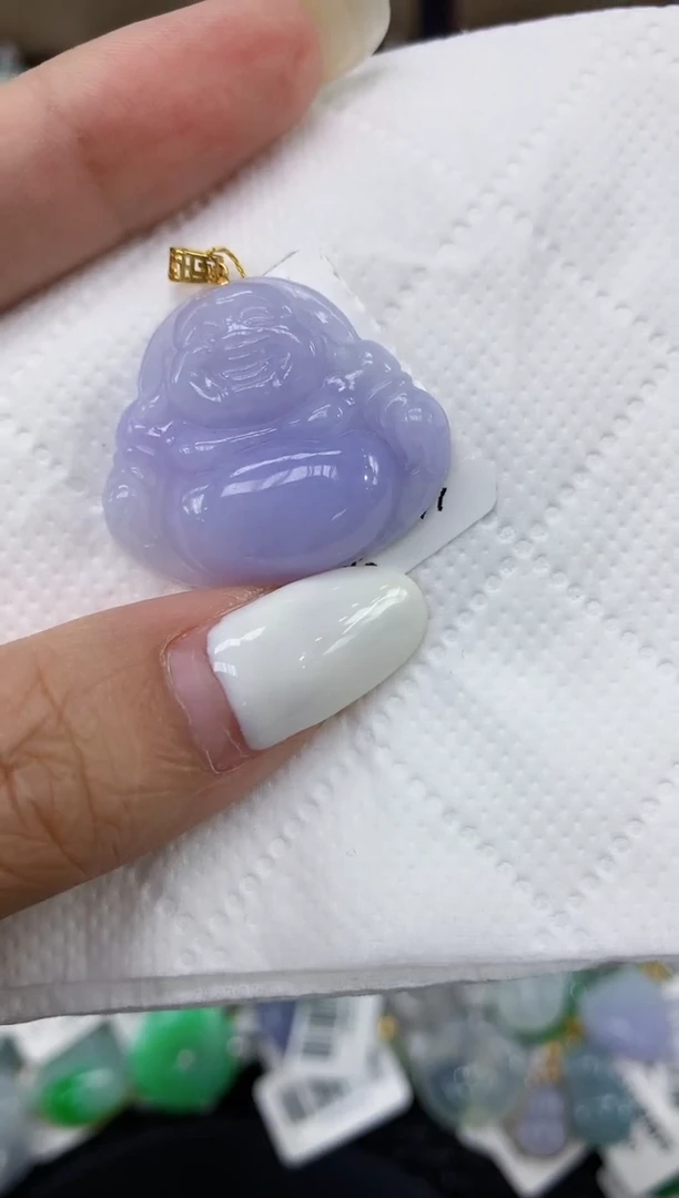 颈饰18K金镶嵌翡翠11111111111