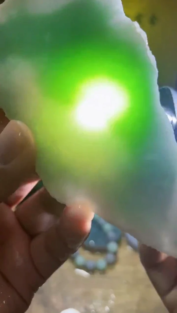 未镶嵌挂件翡翠A货常星7715