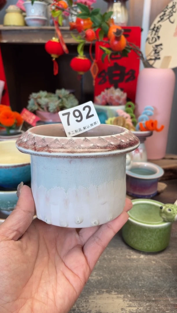 【闪购商品】摆件792小芳花盆直播编号