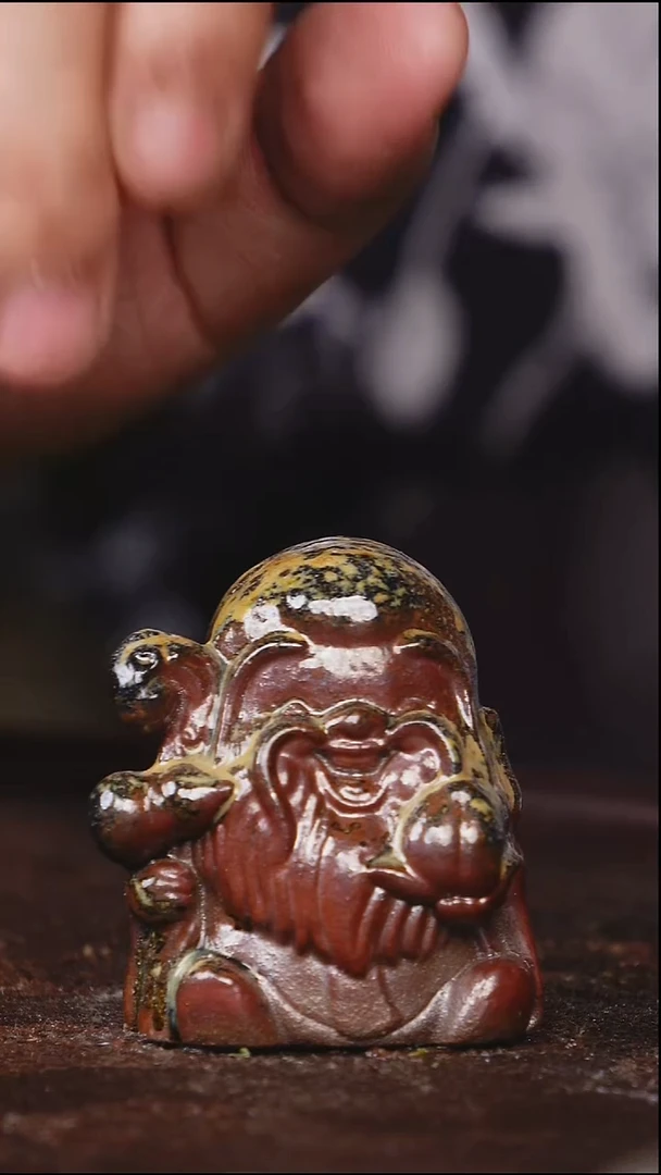 茶壶紫砂柴烧 微瑕茶宠