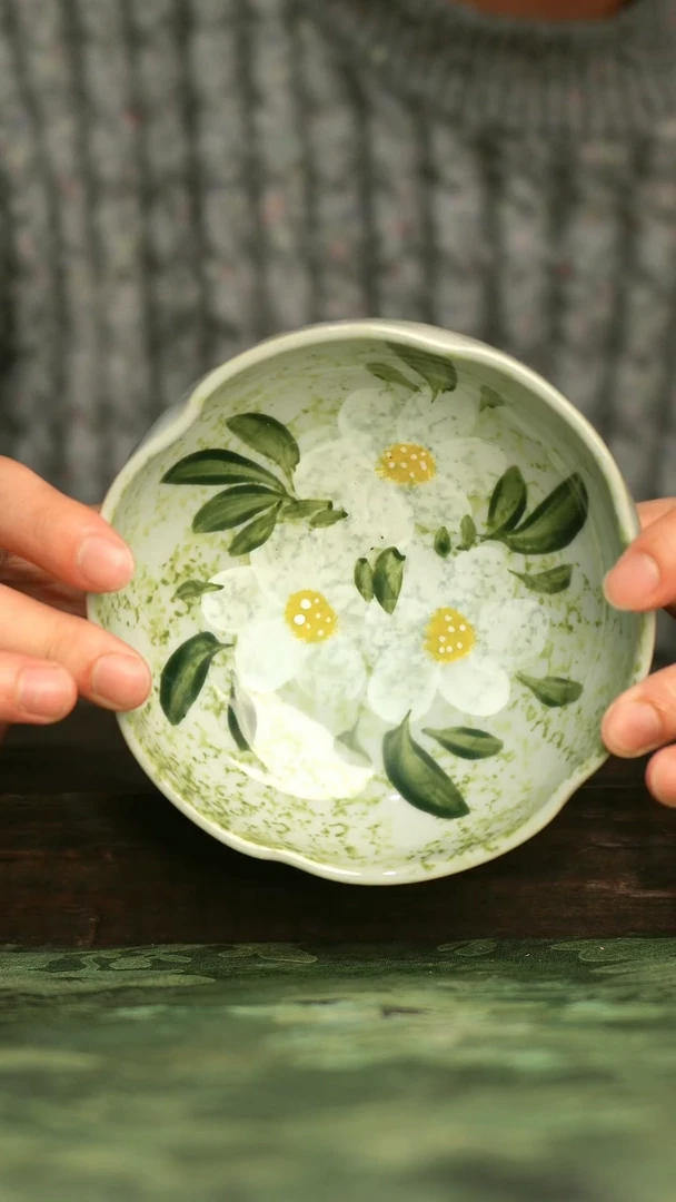 陶瓷青诗集手工手绘瓷器