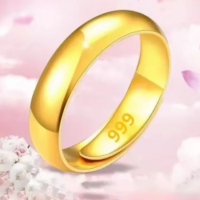 合金戒指   简约麦穗戒指（无礼盒）