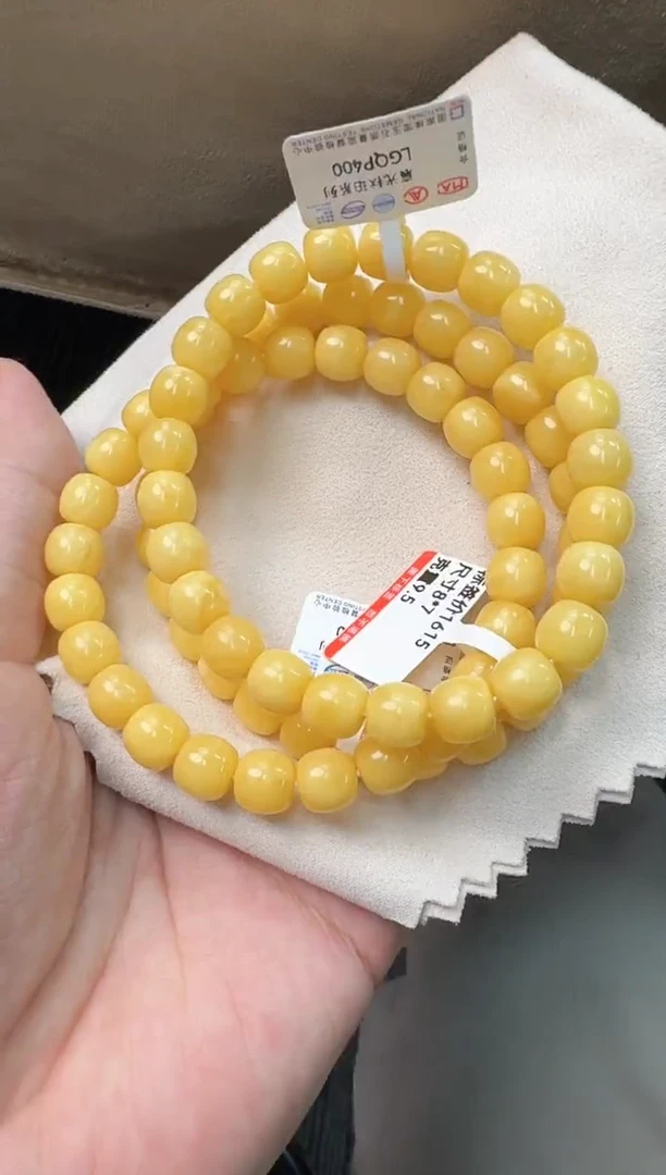 手串蜜蜡未镶嵌蜜蜡手串多样性发其一
