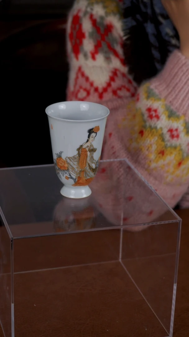 【闪购商品】杯手工手绘精品陶瓷摆件