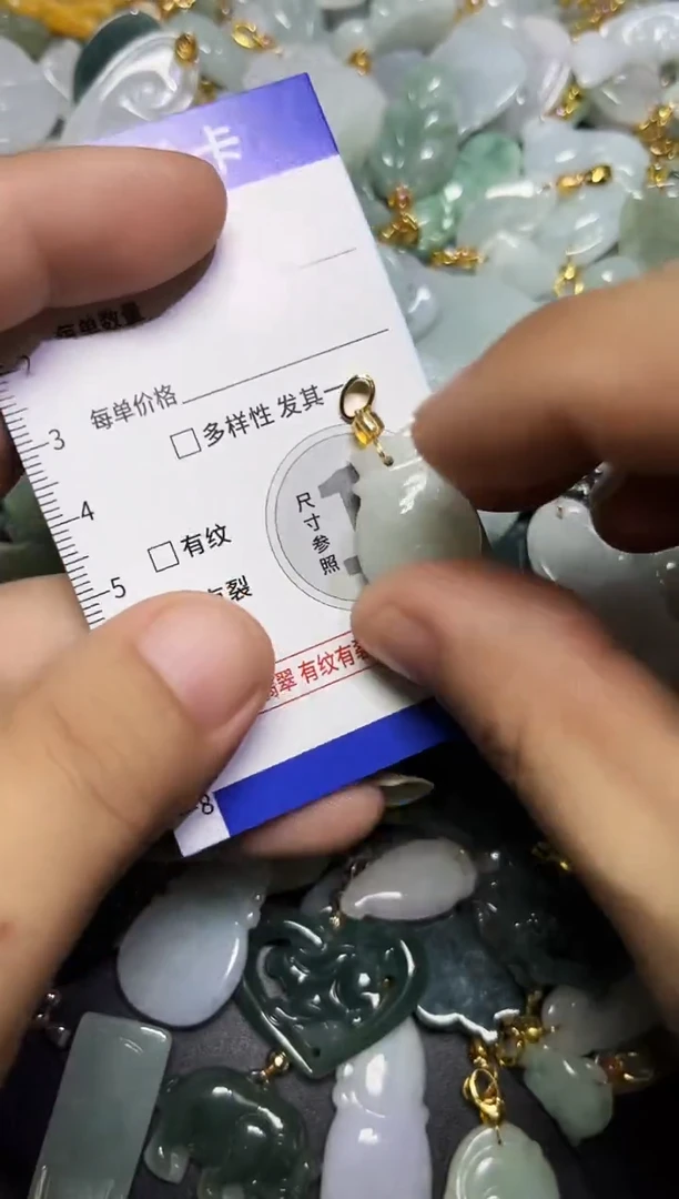 颈饰未镶嵌翡翠天然A货翡翠