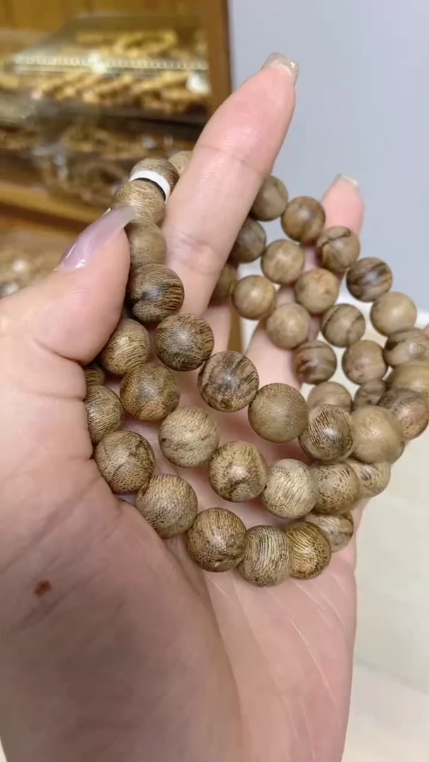 手串沉香达拉干圆珠单圈1.1虎皮多样性发其一