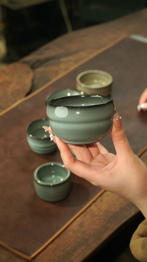 【闪购商品】瓷片王玮 铁胎 福禄杯