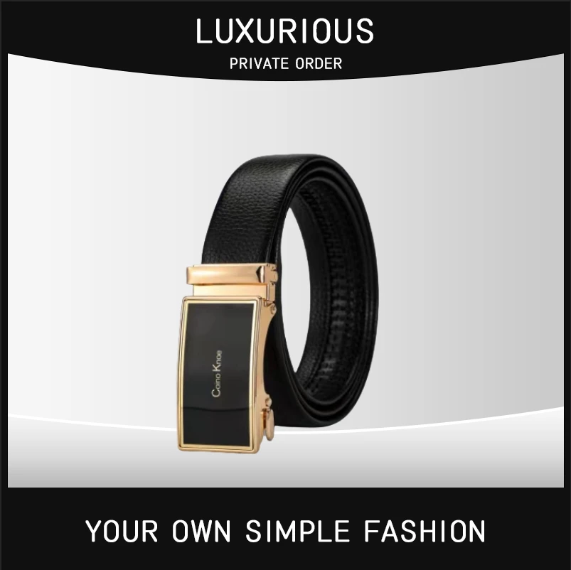 2025新款CoinoKnoe男士自动扣轻奢腰带商务时尚百搭裤腰带K-08YH