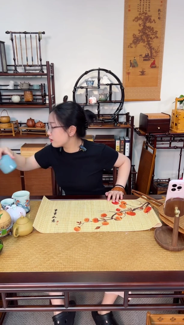 小柿柿如意 精品细竹丝茶席