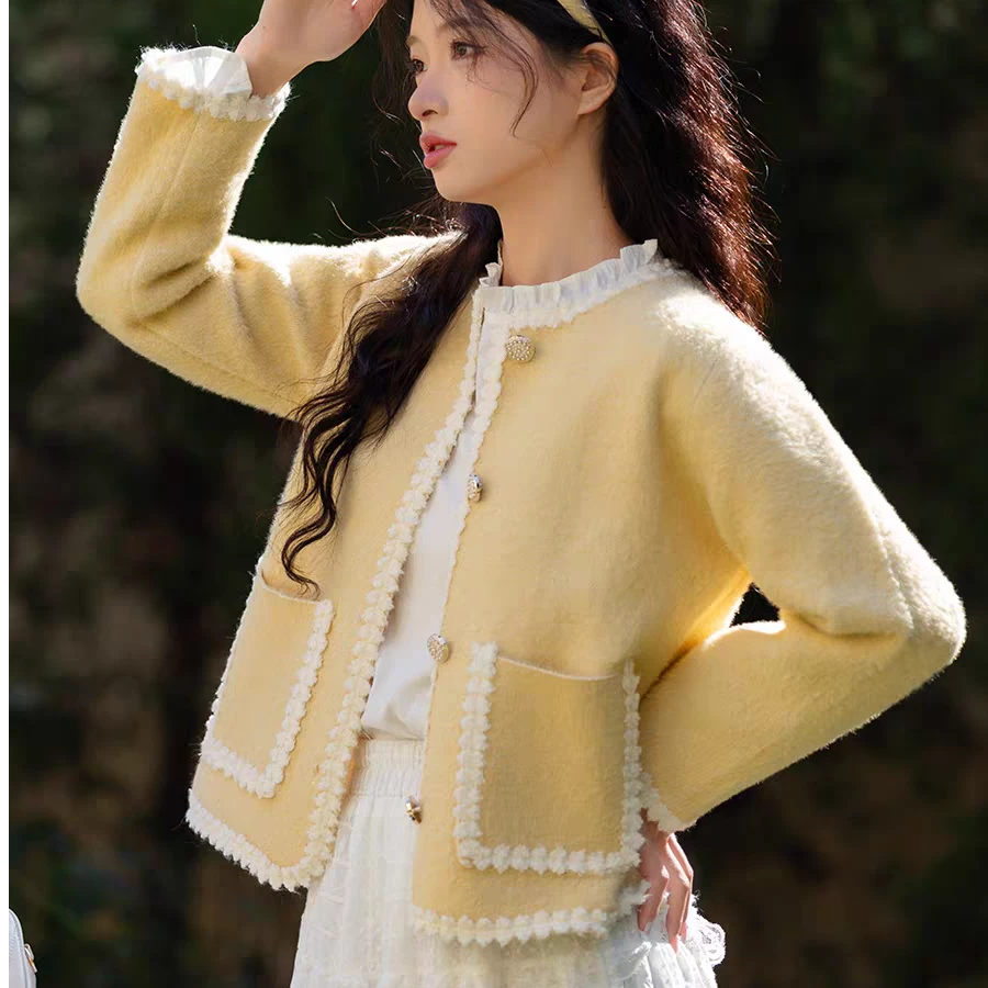 春日缤纷 先下订单款 订制小香风外套女