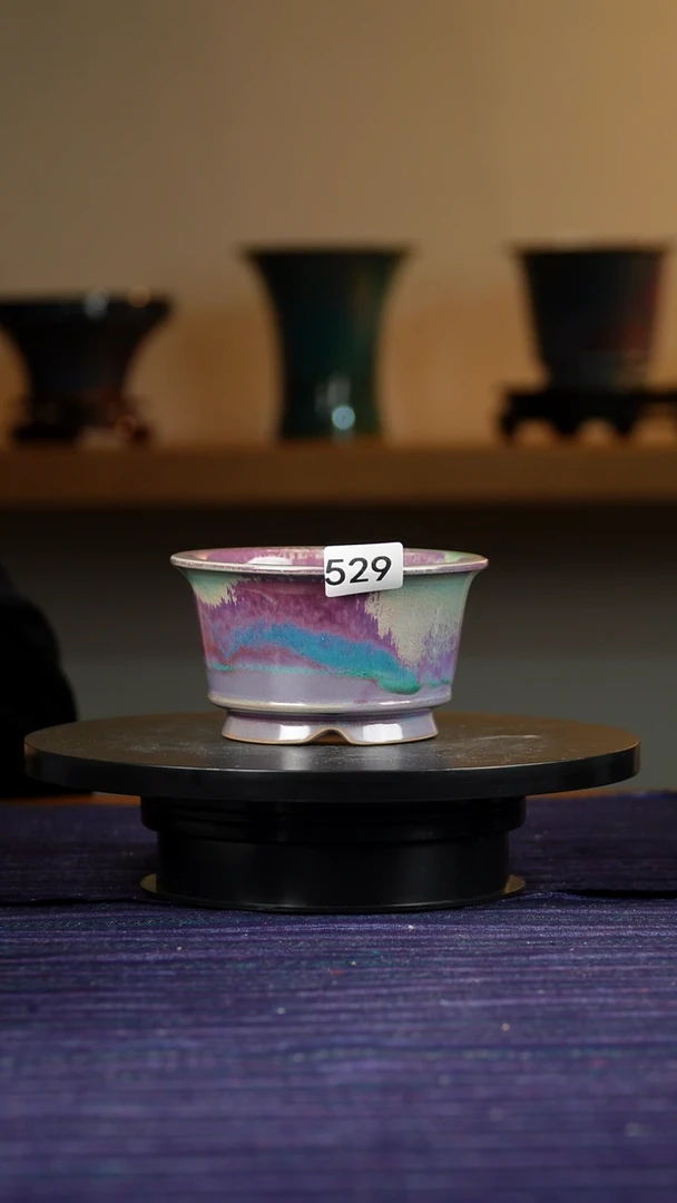 529窑变小花盆7/12.5