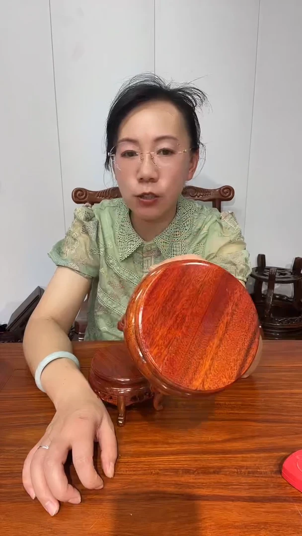 木买一送一非花原木原色圆形11*12*7