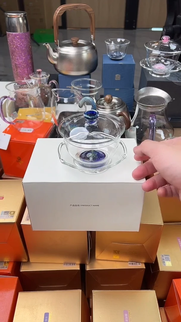 @@禾器炫彩斑斓沁莲盖碗