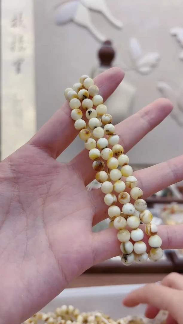 未镶嵌蜜蜡手链Q161蜜蜡圆珠单圈