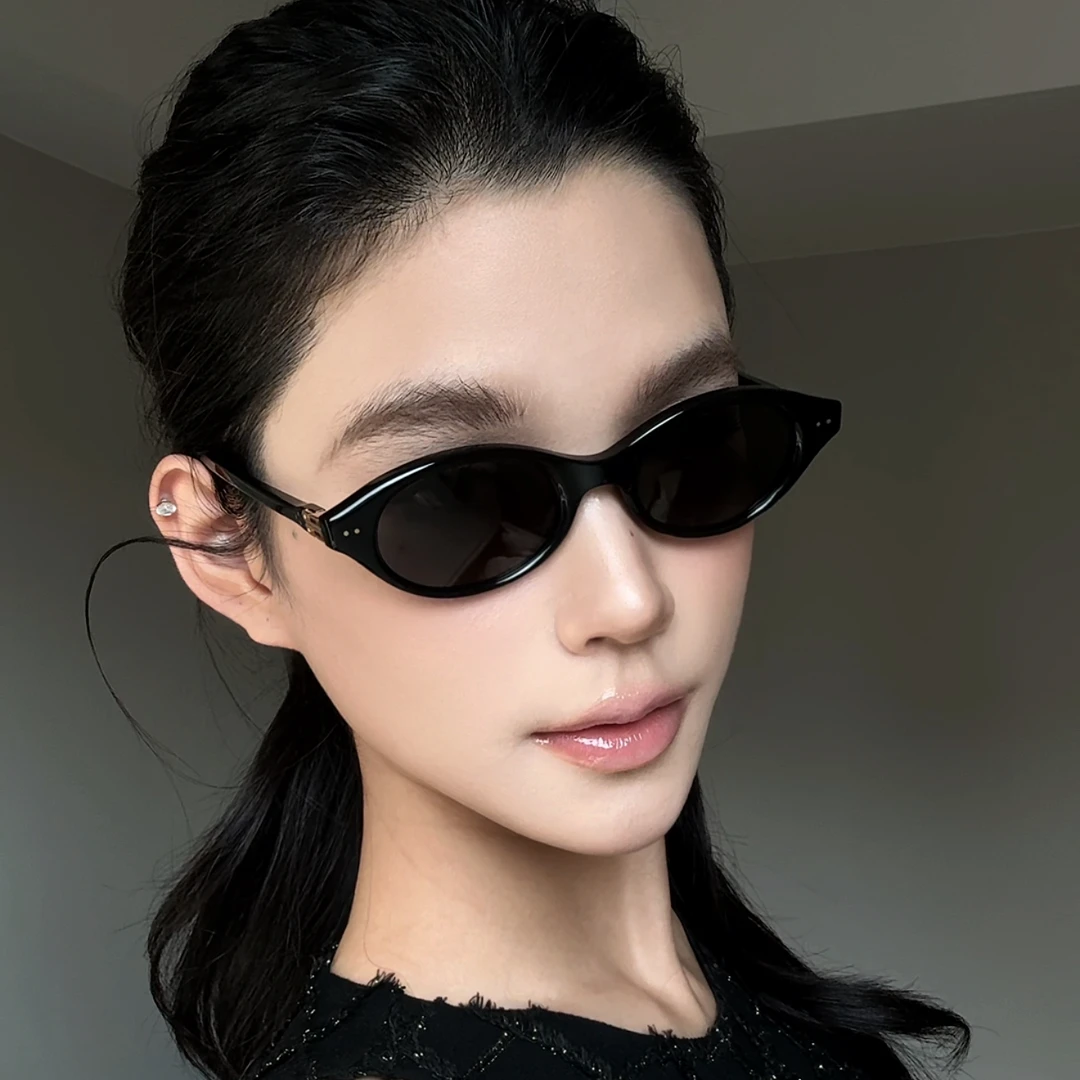 弗瑞姆眼镜灵动猫眼镜框百搭显脸小ins简约遮阳气质太阳镜BC238