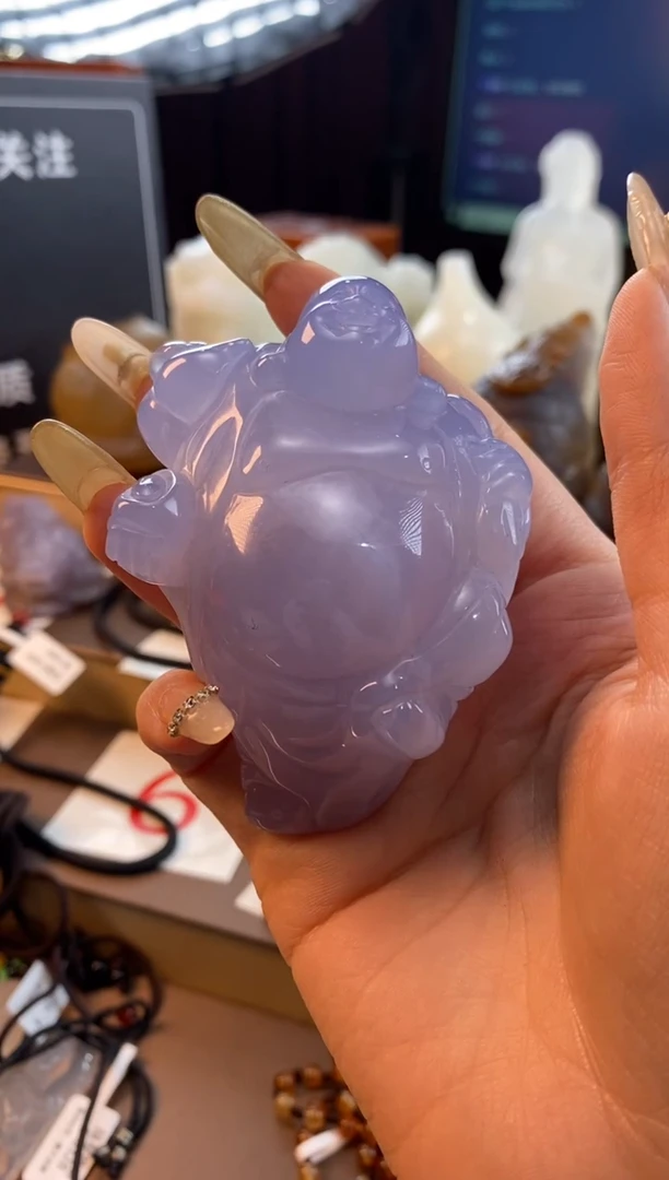 【闪购商品】玛瑙/玉髓手把件未镶嵌1892