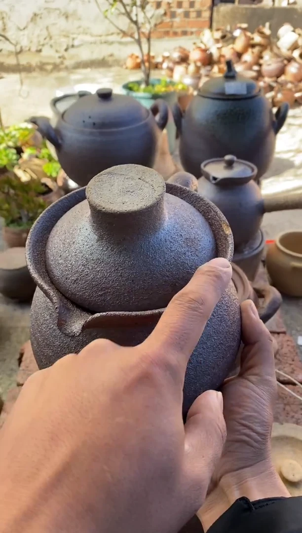 陶土?*乐1.5中药罐微磕