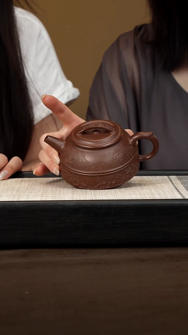 茶壶紫砂【P010】桥韵 宜兴紫砂