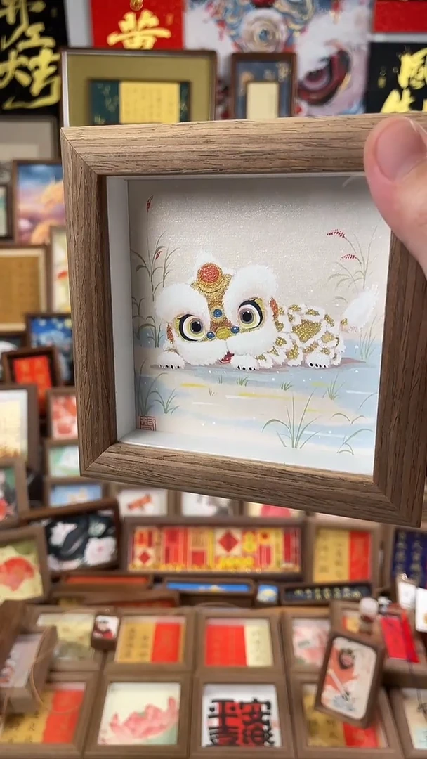 国画纯手绘书法绘画作品