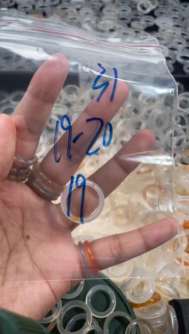 玛瑙/玉髓戒圈未镶嵌31