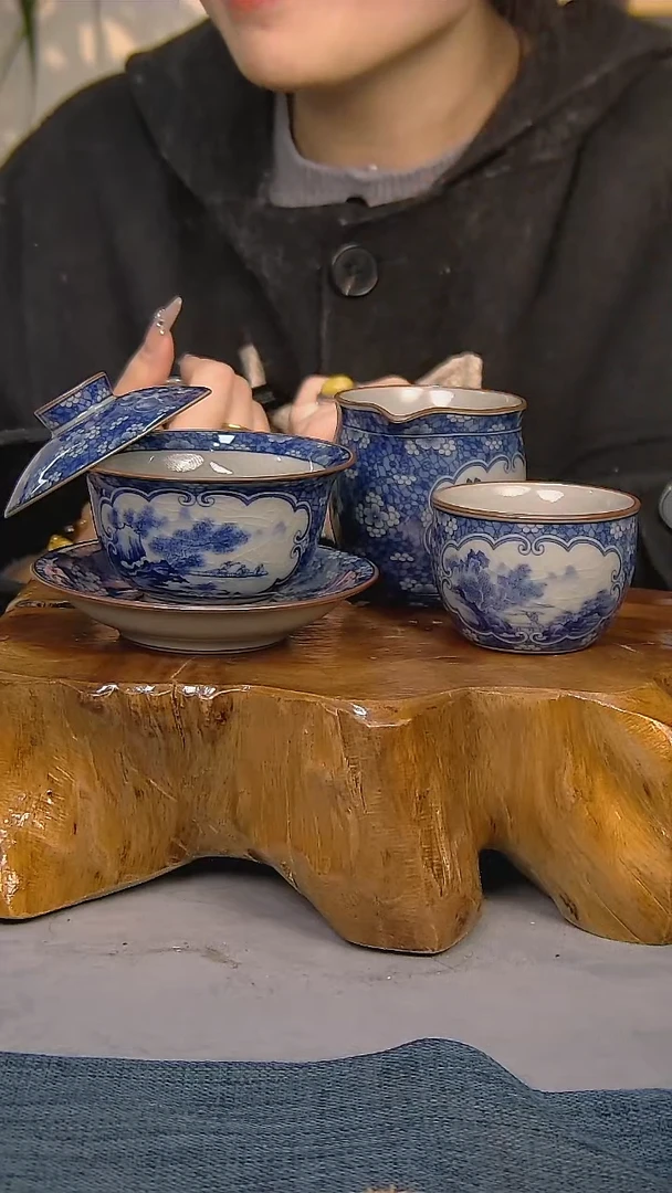 【闪购商品】3件套陶瓷茶具简装家用系列