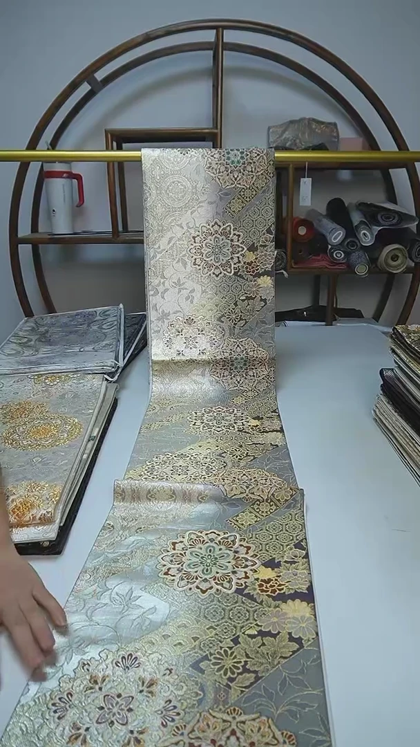 织绣大*西阵织六通宝相花