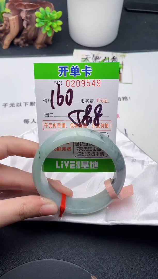 未镶嵌手镯翡翠49天然翡翠A货