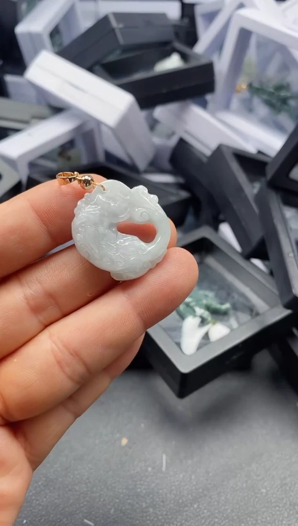 翡翠未镶嵌吊坠(不含链)456