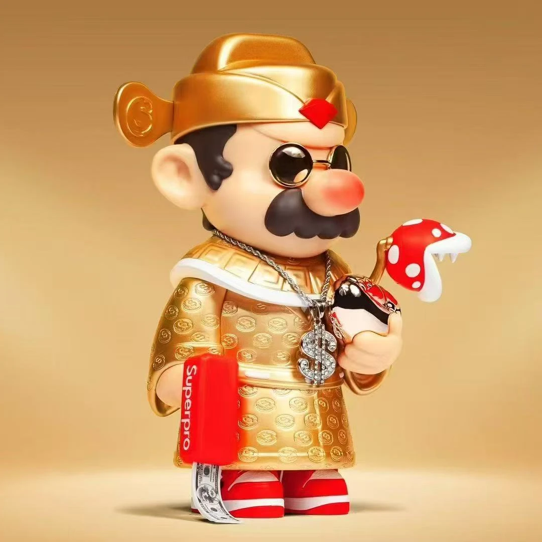 【山哥ST】zcwo 马里奥财神爷 潮流玩具