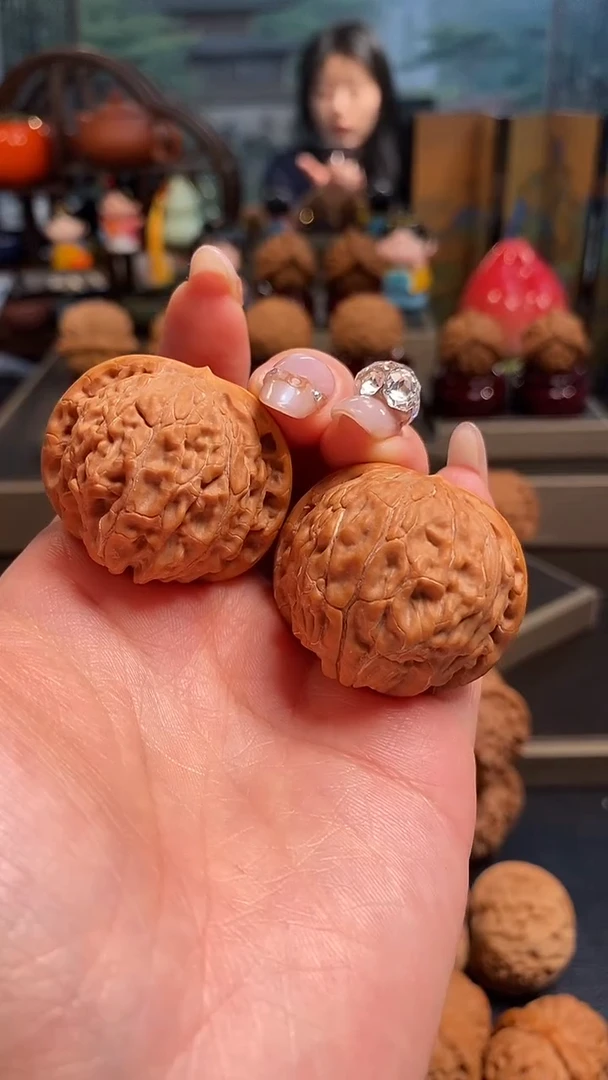 【闪购商品】文玩核桃吊坠K177磨盘37