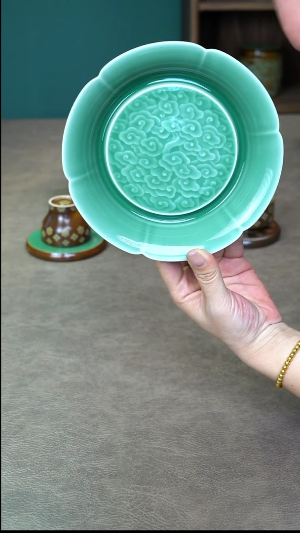 龙泉青瓷手工茶器
