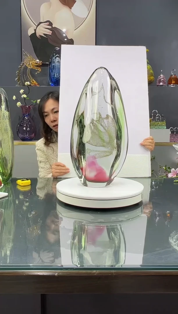 手工艺品琉璃 水晶琉璃月虹1个