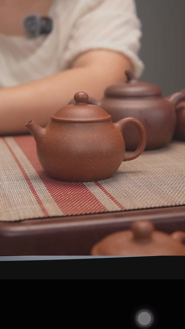 茶杯紫砂微瑕黑墩头梨型不退不换