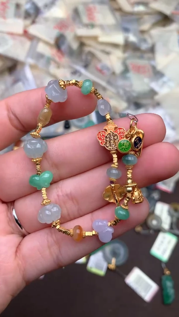 银S925镶嵌挂件翡翠—