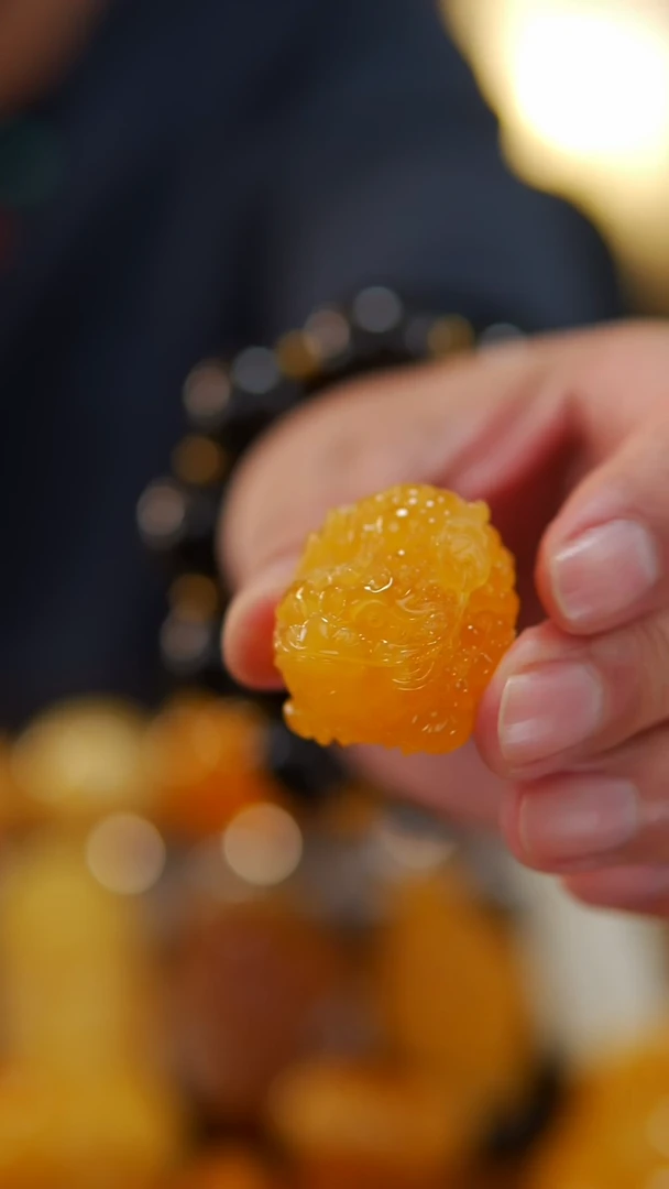 【闪购商品】蜜蜡颈饰未镶嵌焦皮料呱呱15.2