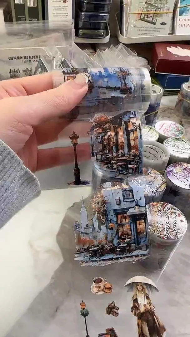 维多利亚的夜景模切胶带 6款