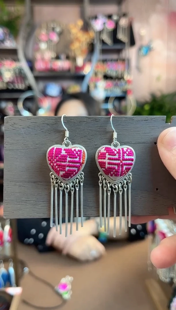 织绣 民族风手工非遗老绣饰品307