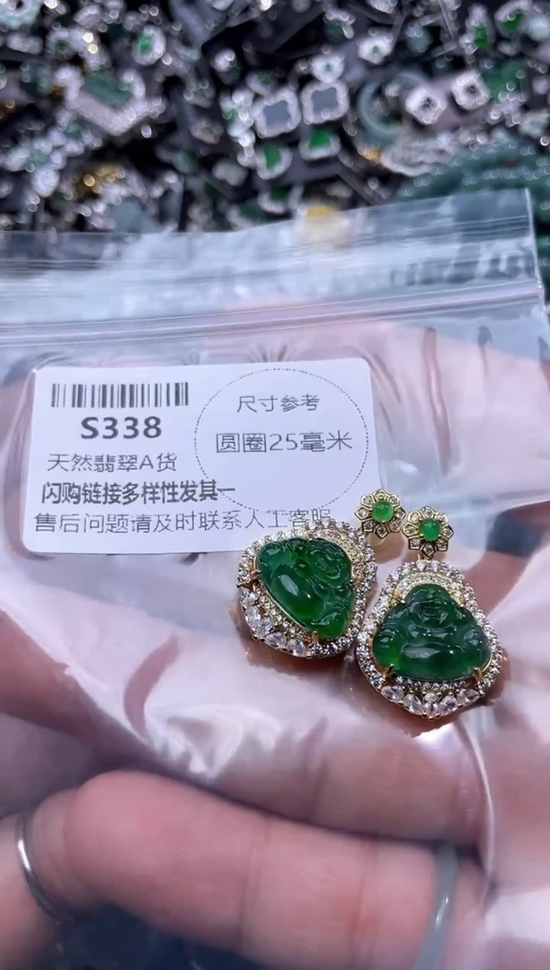 【闪购商品】翡翠颈饰未镶嵌S338多样性发其一