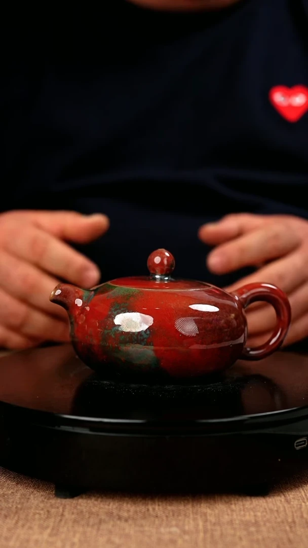 【闪购商品】697#国工一级品原矿钧瓷炉钧釉一粒珠