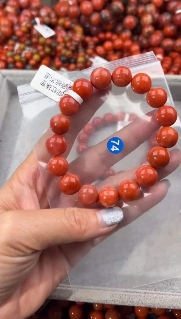 未镶嵌手串南红玛瑙12+