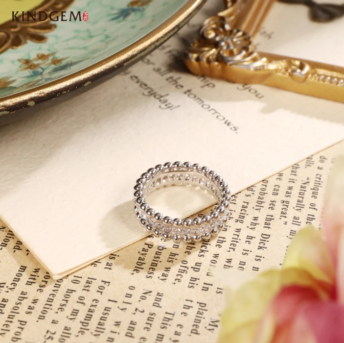 铜合金锆石戒指 精致简约个性百搭闭口戒指 AV17XALC-22863-6