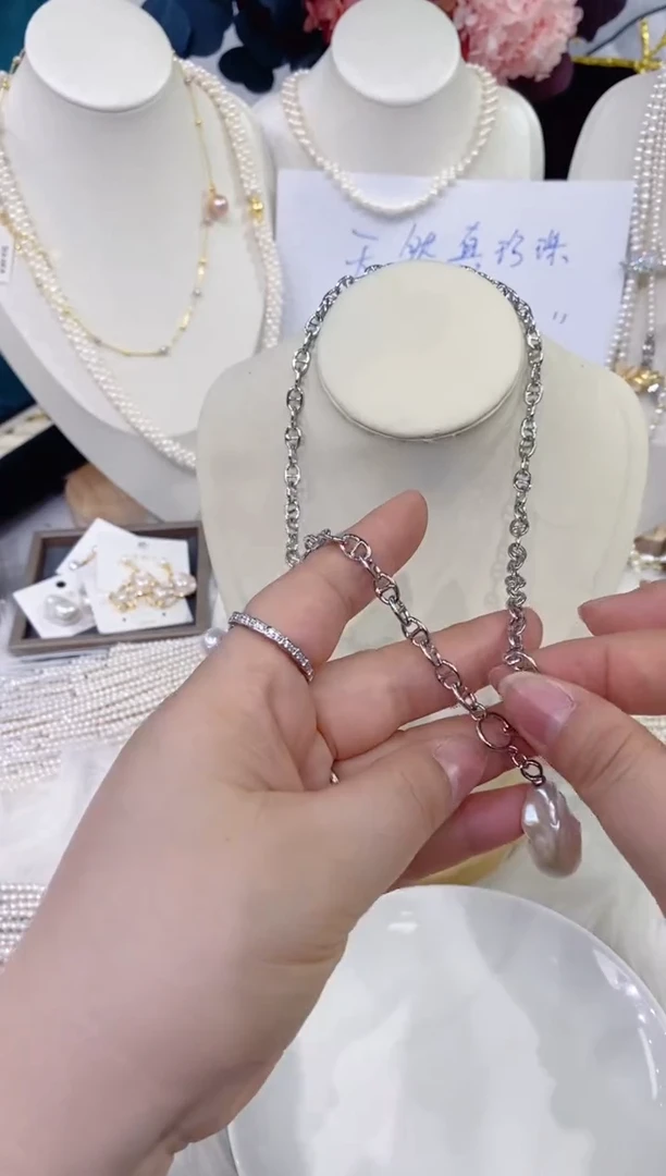 颈饰未镶嵌淡水珍珠4006