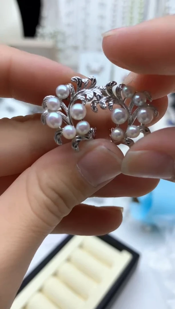 未镶嵌耳饰淡水珍珠多样性发其一