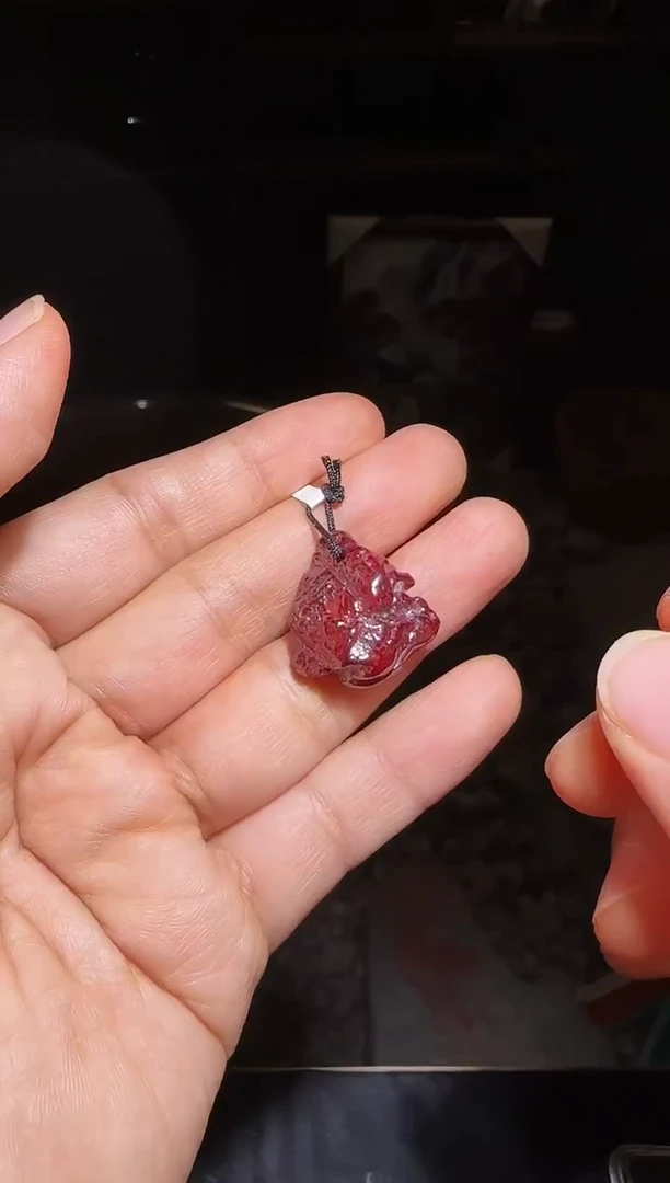 天然辰砂朱砂无根砂9