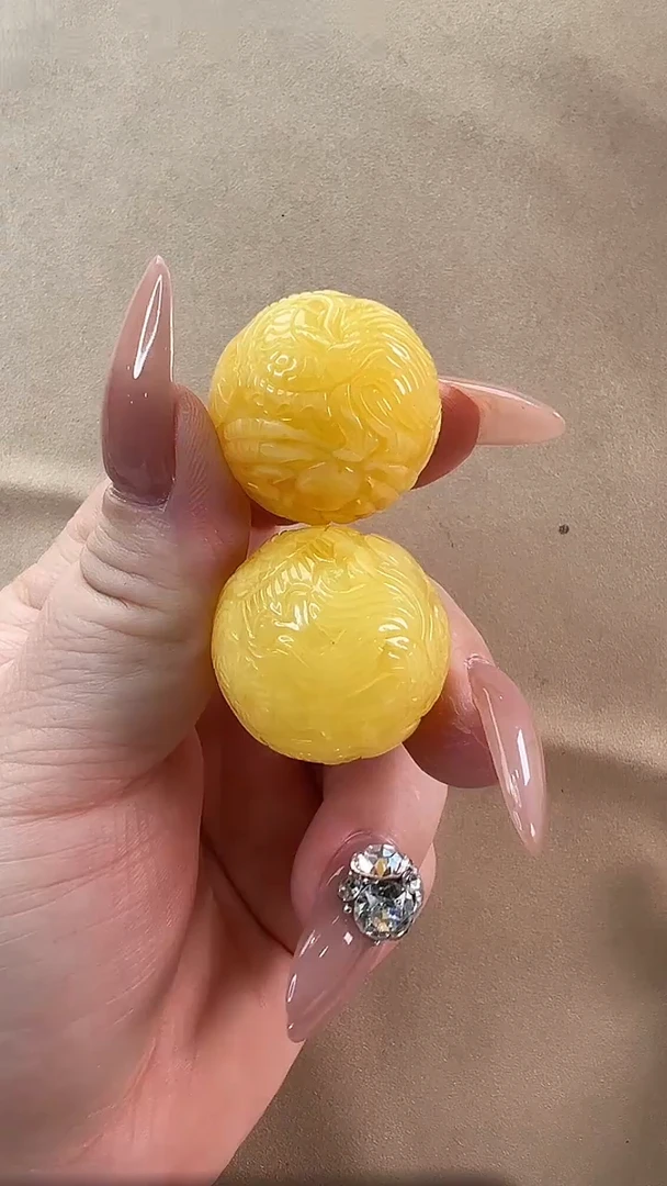 【闪购商品】琥珀耳饰未镶嵌耳环